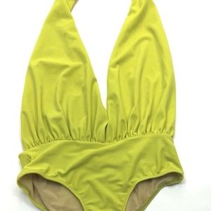Elizabeth Kosich New York Lime Green Swimsuit S